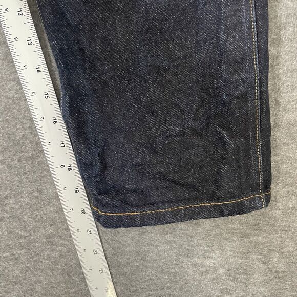 FREENOTE The Rios Selvedge Denim Slim Straight Premium Denim Jeans 32 ALTERED - Picture 10 of 14